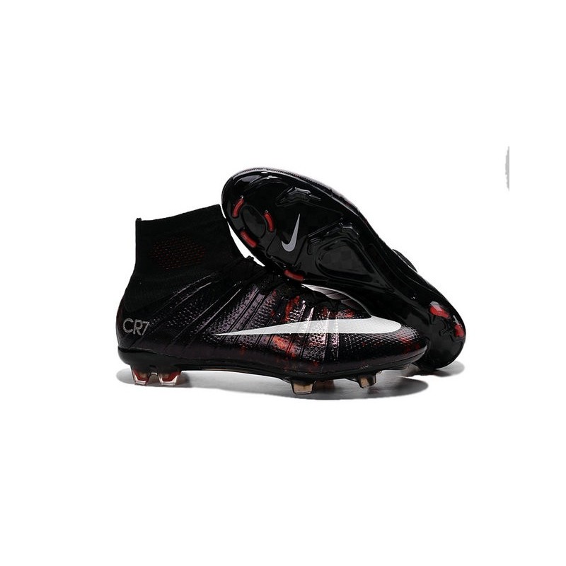 Viaje Borrar junto a Cristiano Ronaldo Nike Mercurial Superfly CR7 FG Top Football Shoes Black  White Red