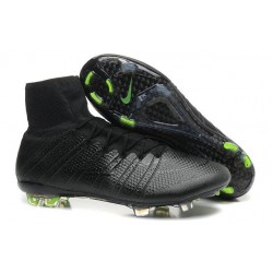 Nike Mercurial Superfly 4 FG Top Football Shoes All Black