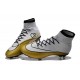 Nike Mercurial Superfly 4 FG Top Football Shoes White Gold