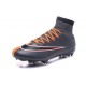New Nike Mercurial Superfly Iv FG Cristiano Ronaldo Cleats Cyan Orange Black