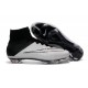 Nike 2016 Top Mercurial Superfly FG Soccer Boots Leather White Black