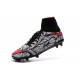Nike 2016 Hypervenom Phantom II FG Neymar Black White Red Soccer Boots