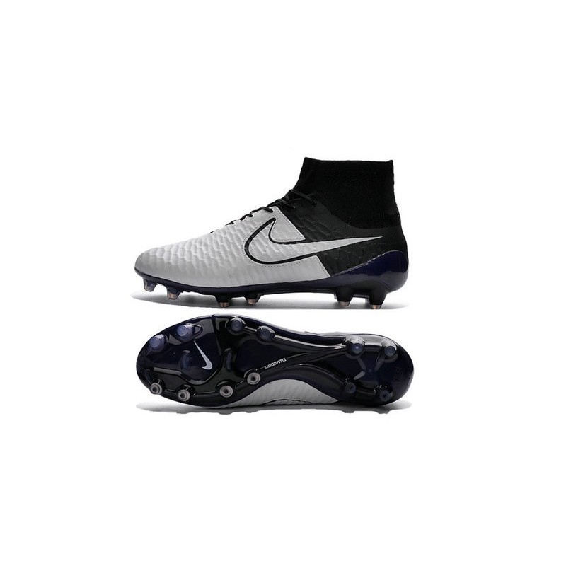 Soccer Cleats 2016 Mens Nike Magista Obra FG Leather White Black