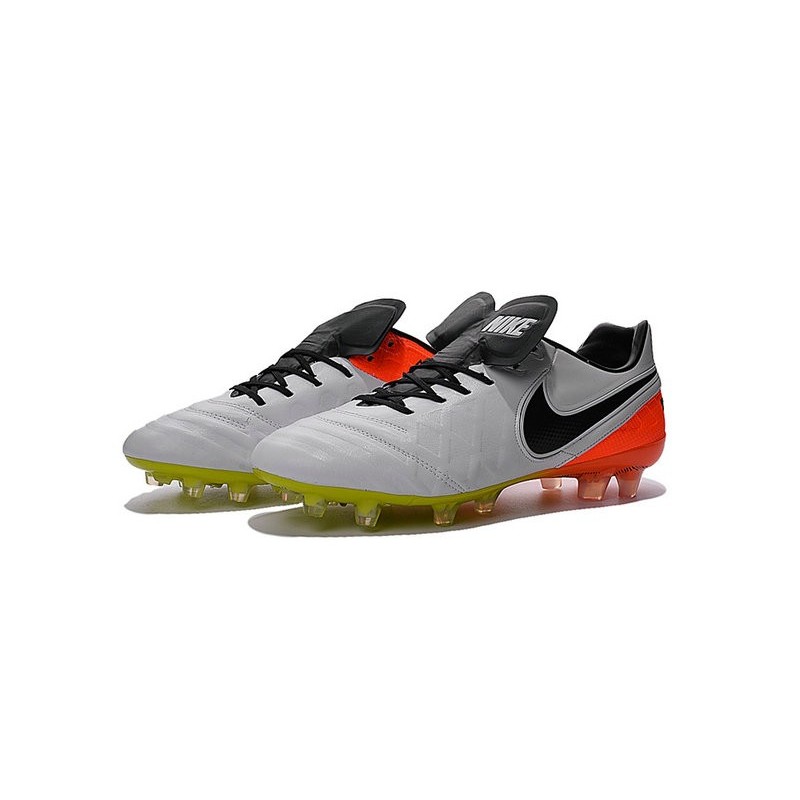 Mens Nike Tiempo Legend 6 FG ACC New Soccer Shoes White Orange Black