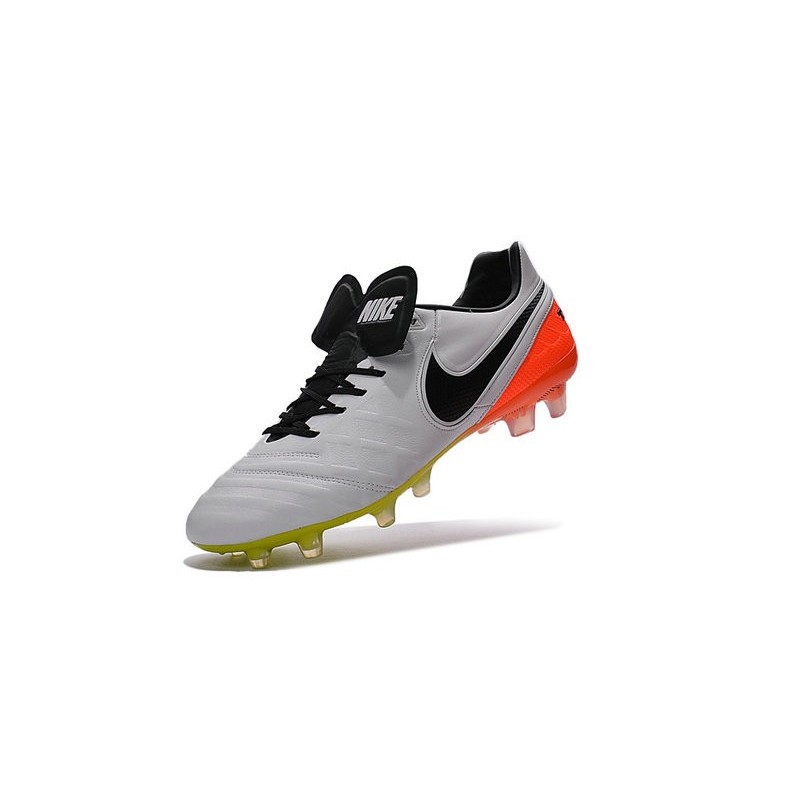 Mens Nike Tiempo Legend 6 FG ACC New Soccer Shoes White Orange Black