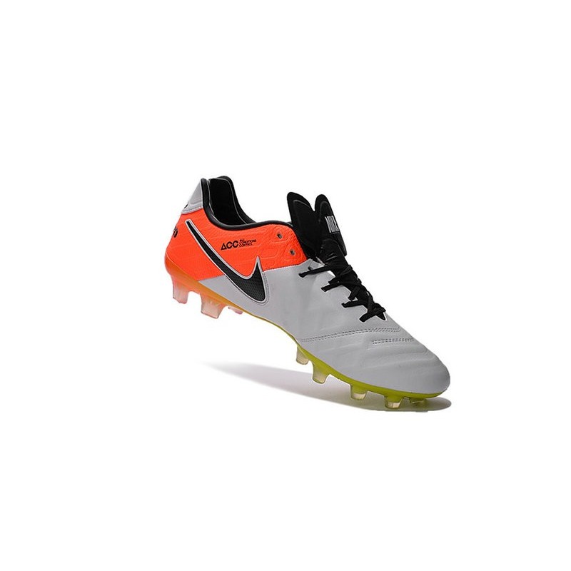 Mens Nike Tiempo Legend 6 FG ACC New Soccer Shoes White Orange Black
