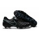Mens Nike Tiempo Legend 6 FG ACC New Soccer Shoes Black Blue