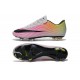 Cristiano Ronaldo Nike Mercurial Vapor X FG CR7 Cleats White Pink Black