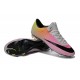 Cristiano Ronaldo Nike Mercurial Vapor X FG CR7 Cleats White Pink Black