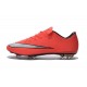 Cristiano Ronaldo Nike Mercurial Vapor X FG CR7 Cleats Mango Silver