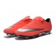 Cristiano Ronaldo Nike Mercurial Vapor X FG CR7 Cleats Mango Silver