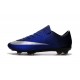 New 2016 Nike Mercurial Vapor 10 FG Soccer Boots Royal Blue Silver