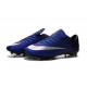 New 2016 Nike Mercurial Vapor 10 FG Soccer Boots Royal Blue Silver