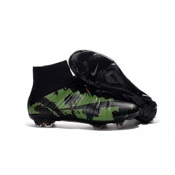 News 2016 Nike Mercurial Superfly FG Firm Ground Football Cleats Camo Green Black