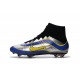 Limited Edition Nike Mercurial Superfly Heritage Boots Silver Blue Volt
