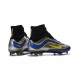 Limited Edition Nike Mercurial Superfly Heritage Boots Silver Blue Volt