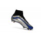Limited Edition Nike Mercurial Superfly Heritage Boots Silver Blue Volt
