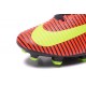 Cristiano Ronaldo Nike Mercurial Superfly 5 FG Soccer Cleats Total Crimson Volt Pink
