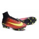 Cristiano Ronaldo Nike Mercurial Superfly 5 FG Soccer Cleats Total Crimson Volt Pink