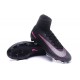 Cristiano Ronaldo Nike Mercurial Superfly 5 FG Soccer Cleats Black Pink