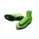 Cristiano Ronaldo Nike Mercurial Superfly 5 FG Soccer Cleats Green Black