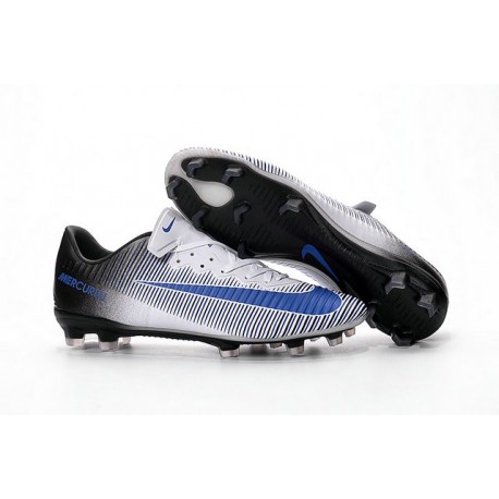 News Nike Mercurial Vapor 11 FG Football Boots White Blue Black