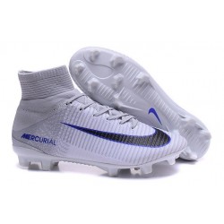 The Newest 2016 Nike Mercurial Superfly V FG ACC Boots White Black