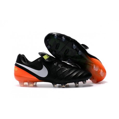 nike tiempo white orange