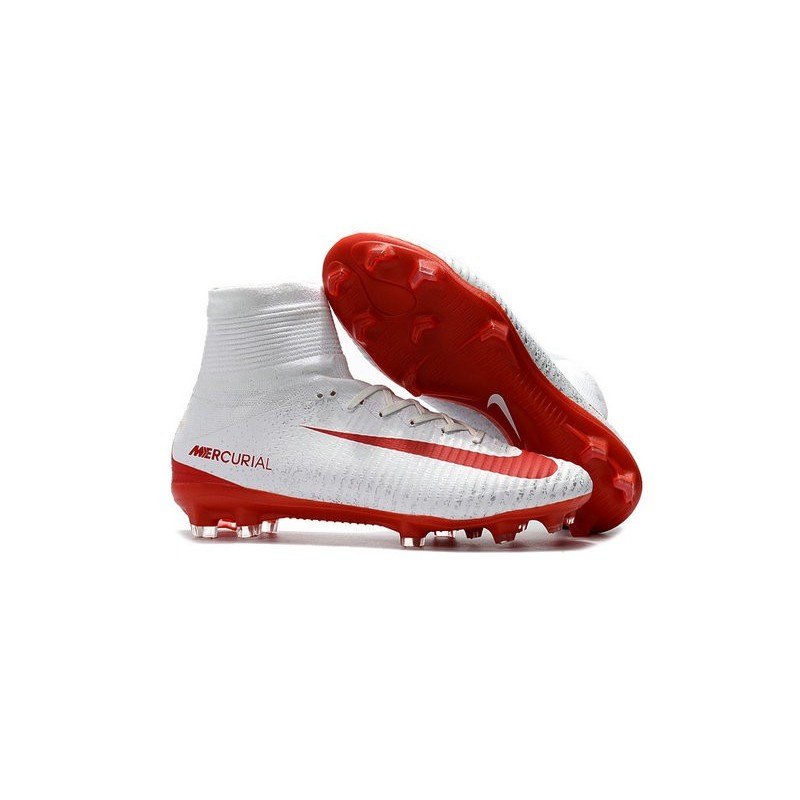 red nike soccer cleats