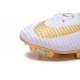 Nike Mercurial Superfly 5 FG Football Shoes Real Madrid FC White Gold