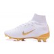 Nike Mercurial Superfly 5 FG Football Shoes Real Madrid FC White Gold