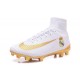 Nike Mercurial Superfly 5 FG Football Shoes Real Madrid FC White Gold