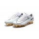 Nike Mercurial Vapor Vitórias CR7 11 FG 2017 Soccer Shoes White Gold