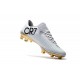 Nike Mercurial Vapor Vitórias CR7 11 FG 2017 Soccer Shoes White Gold