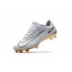 Nike Mercurial Vapor Vitórias CR7 11 FG 2017 Soccer Shoes White Gold