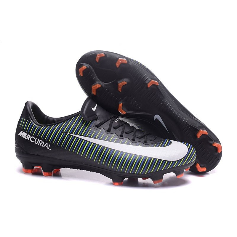 persecution opportunity Playful Nike Mercurial Vapor 11 FG 2017 Soccer Shoes Black White Electric Green