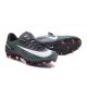 Nike Mercurial Vapor 11 FG 2017 Soccer Shoes Black White Electric Green