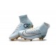 Nike Mercurial Superfly CR7 Vitórias FG Football Shoes White Gold