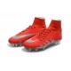 Neymar x Jordan Nike Hypervenom II FG Soccer Cleats in Red