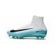New 2017 Nike Mercurial Superfly V FG ACC Soccer Boots White Blue Black