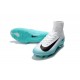New 2017 Nike Mercurial Superfly V FG ACC Soccer Boots White Blue Black