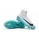 New 2017 Nike Mercurial Superfly V FG ACC Soccer Boots White Blue Black