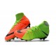 Nike Hypervenom Phantom III DF FG Firm Ground Boots Electric Green Orange Black
