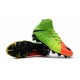 Nike Hypervenom Phantom III DF FG Firm Ground Boots Electric Green Orange Black