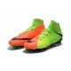 Nike Hypervenom Phantom III DF FG Firm Ground Boots Electric Green Orange Black