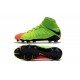 Nike Hypervenom Phantom III DF FG Firm Ground Boots Electric Green Orange Black
