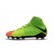 Nike Hypervenom Phantom III DF FG Firm Ground Boots Electric Green Orange Black