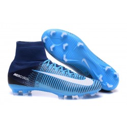 Nike Mercurial Superfly 5 FG News Men Soccer Cleat Blue White Black