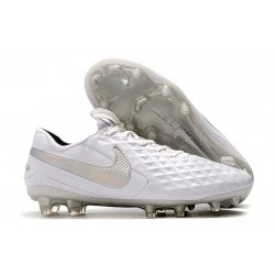 Nike Tiempo Legend 8 Elite FG Boot -White Pure Platinum