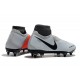 Nike Phantom Vision Elite DF SG-PRO Grey Crimson Black